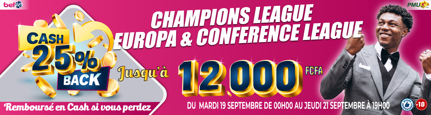 CASHBACK CHAMPIONS EUROPA CONFERENCE